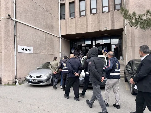Ankara merkezli 8 ildeki "et fiyatları manipülasyonu" operasyonunda yakalanan şüpheliler adliyede