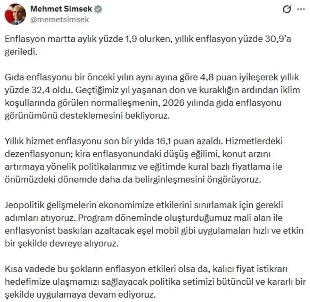 Bakan Şimşek