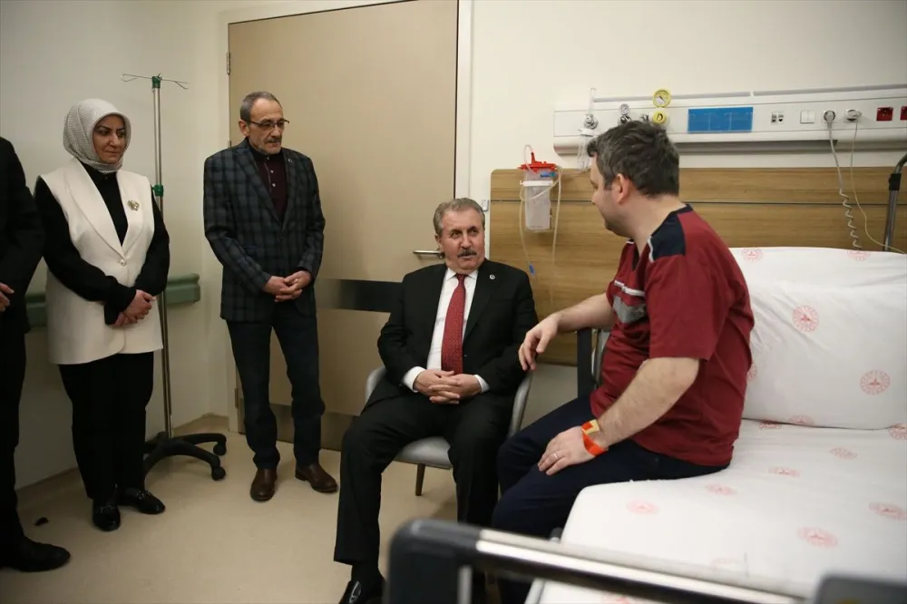 BBP Başkanı Destici, Yaralı Kaymakamı Ziyaret Etti