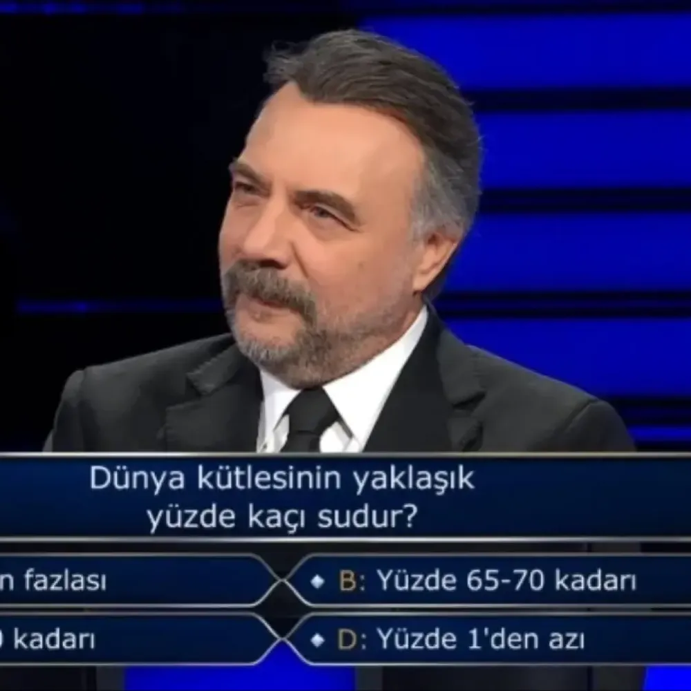 Dünya kütlesinin yaklaşık yüzde kaçı sudur?