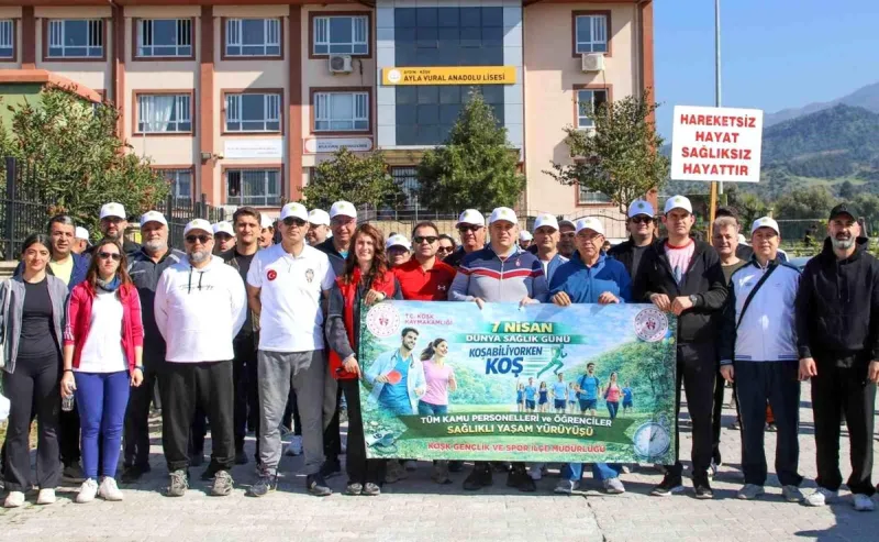 Köşk'te 'Sağlıklı Yaşam Yürüyüşü' etkinliği yapıldı
