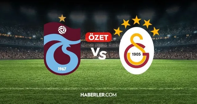 Trabzonspor Galatasaray maç özeti ve golleri! (2-1) Trabzonspor Galatasaray kaç kaç bitti, golleri kim attı?
