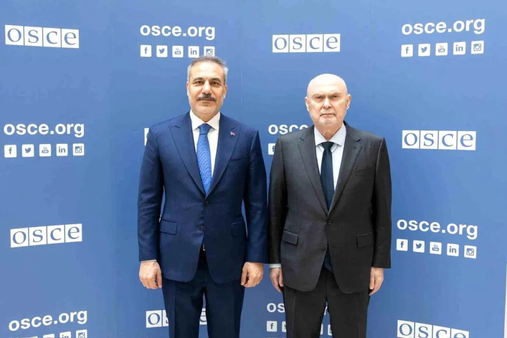 Bakan Fidan, AGİT Genel Sekreteri Sinirlioğlu ile bir araya geldi