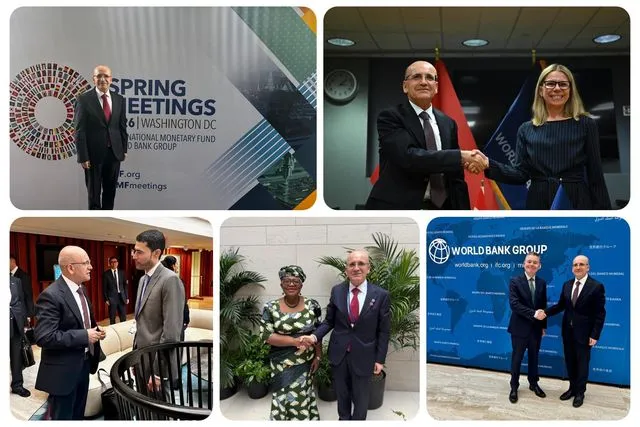 Bakan Şimşek: IMF-Dünya Bankası Bahar Toplantıları kapsamında verimli temaslarda bulunduk