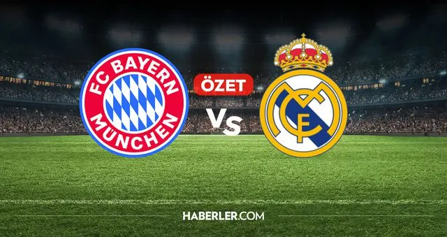 Bayern Münih Real Madrid maç özeti ve golleri! (ARDA GÜLER GOLLER) Bayern Münih Real Madrid kaç kaç bitti, golleri kim attı?
