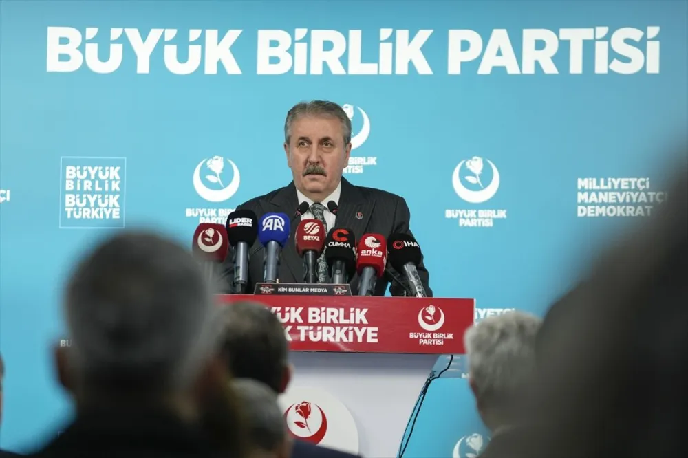 BBP Genel Başkanı Destici, basın toplantısı düzenledi Açıklaması