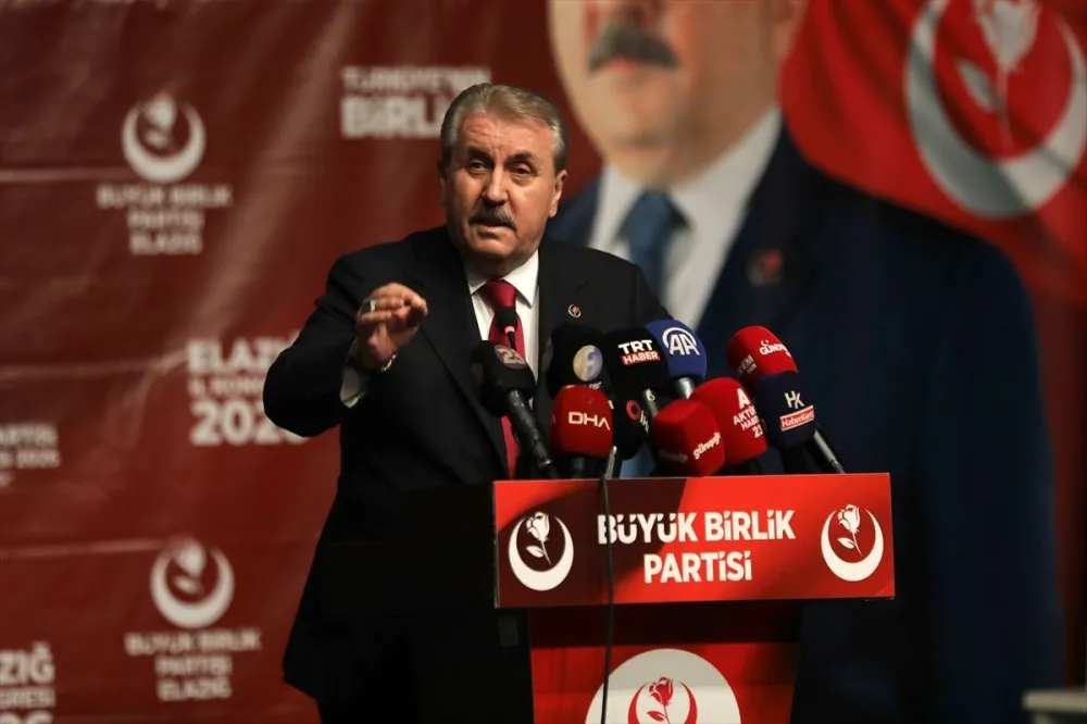 BBP Genel Başkanı Destici, partisinin Elazığ İl Kongresi