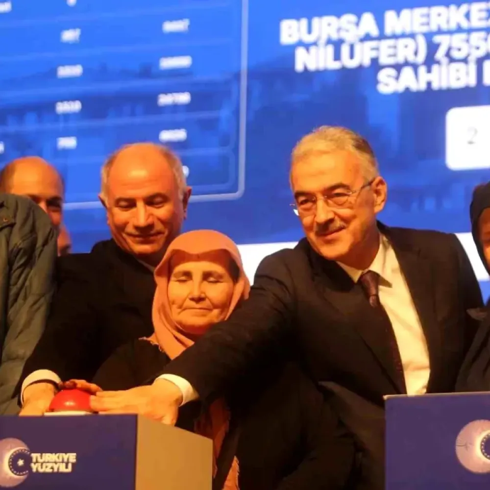 Bursa'da 17 bin 225 TOKİ konutunun hak sahipleri belirleniyor