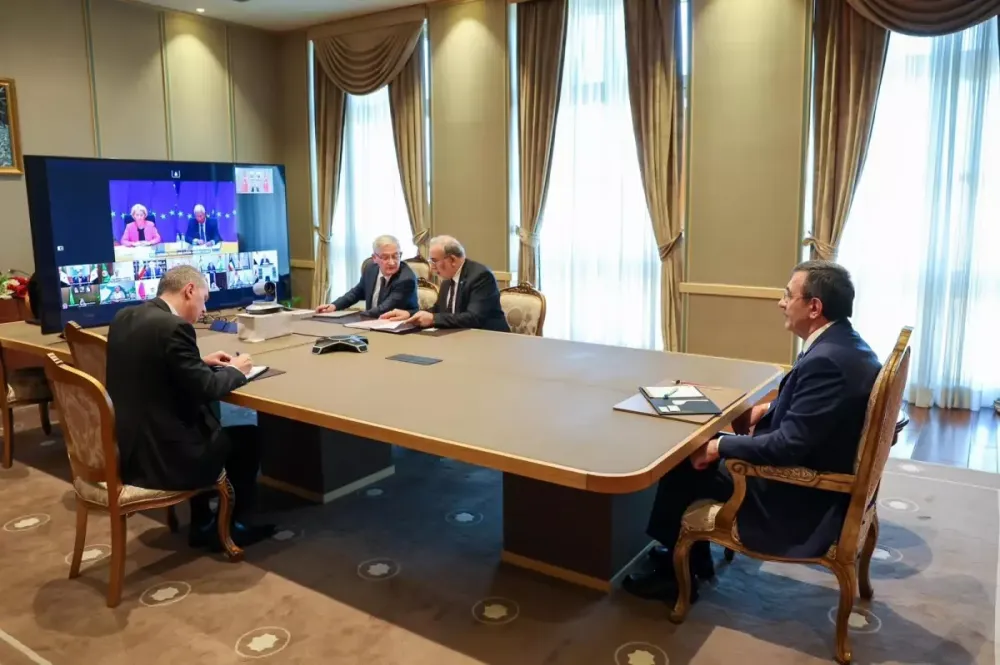 Cevdet Yılmaz, Çevrimiçi Liderler Toplantısı