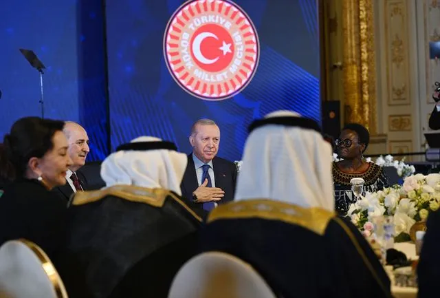 Cumhurbaşkanı Erdoğan, 152. Parlamentolar Arası Birlik Genel Kurulu onuruna verdiği akşam yemeğinde konuştu Açıklaması