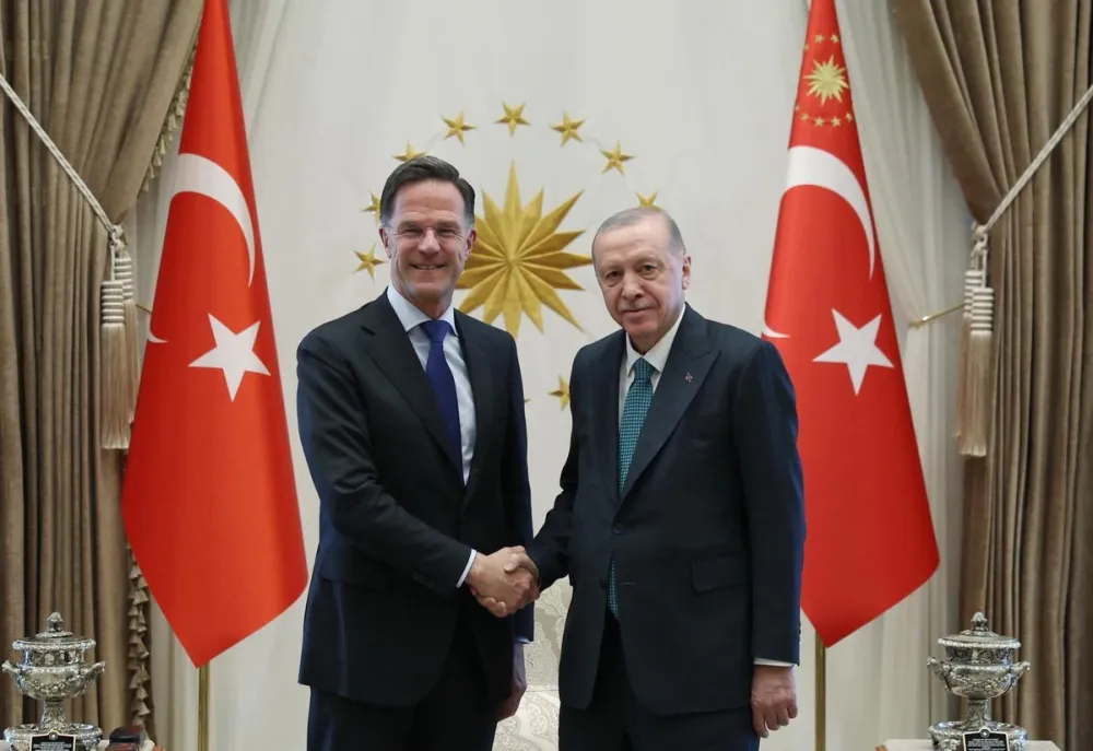 Cumhurbaşkanı Erdoğan, NATO Genel Sekreteri Rutte