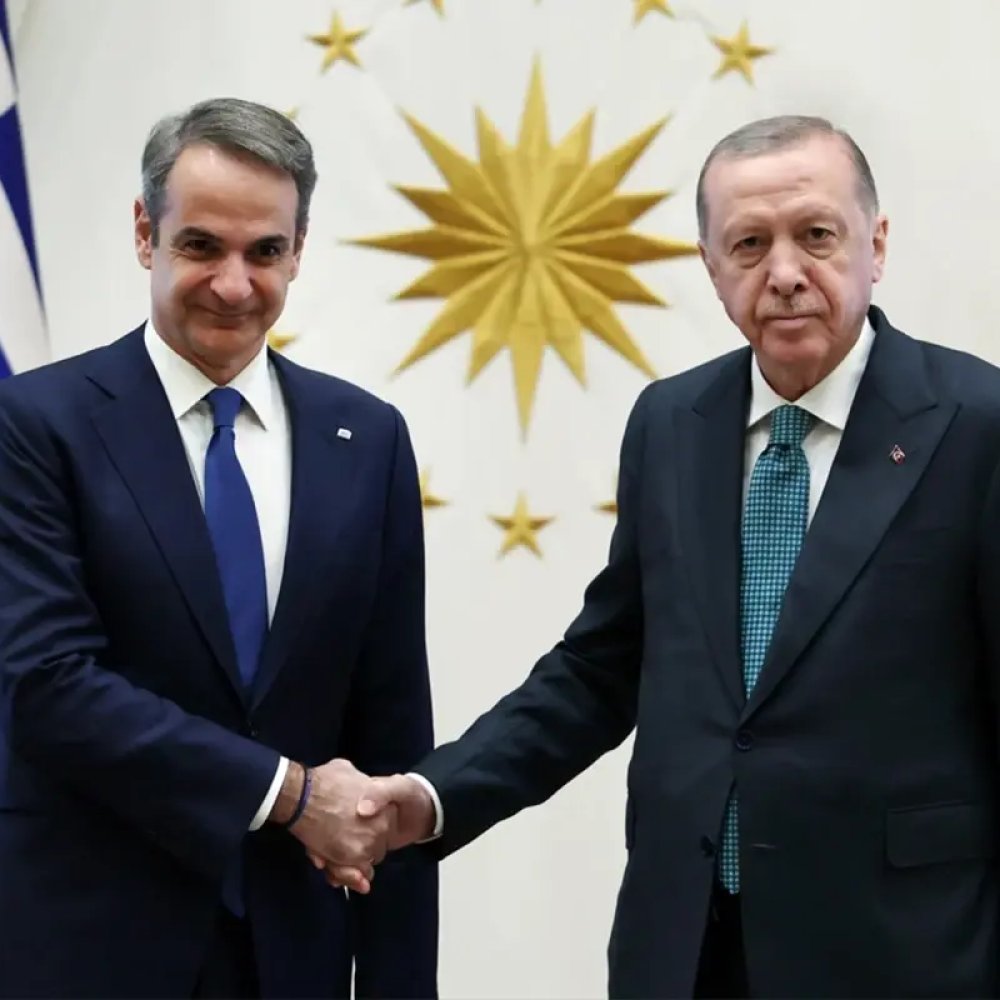 Cumhurbaşkanı Erdoğan, Yunan Başbakanı Miçotakis ile Bir Araya Geldi