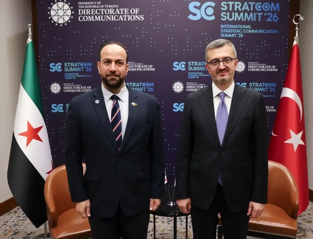 Cumhurbaşkanlığı İletişim Başkanı Duran, Suriye Enformasyon Bakanıyla Bir araya Geldi