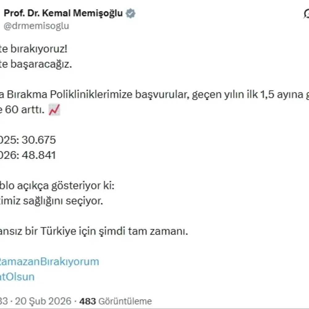 Dumansız Yaşam tercihi artıyor