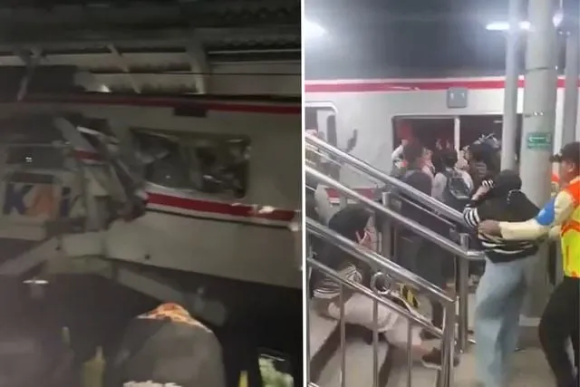 Endonezya’da yolcu trenleri çarpıştı, ölü ve yaralılar var