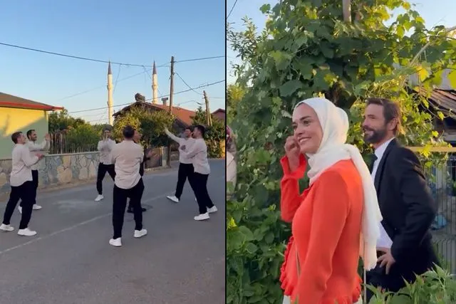 Gassal setinden gülümseten görüntüler! Ahmet Kural’ın keyifli anları