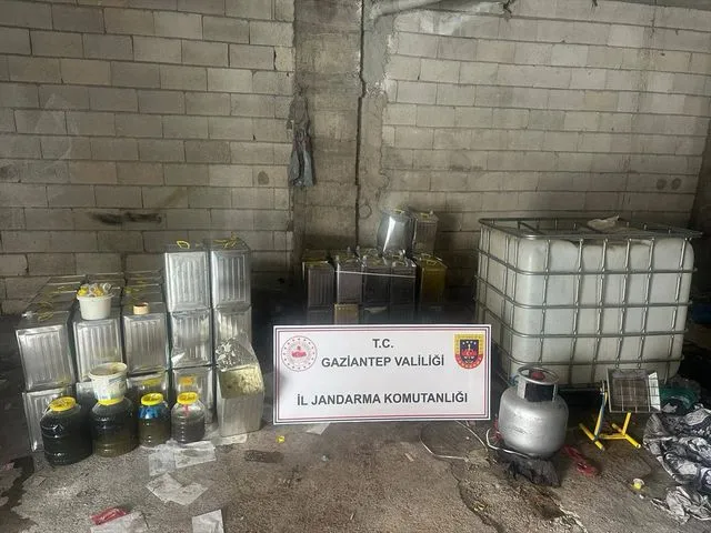 Gaziantep'te 1500 litre sahte zeytinyağı ele geçirildi