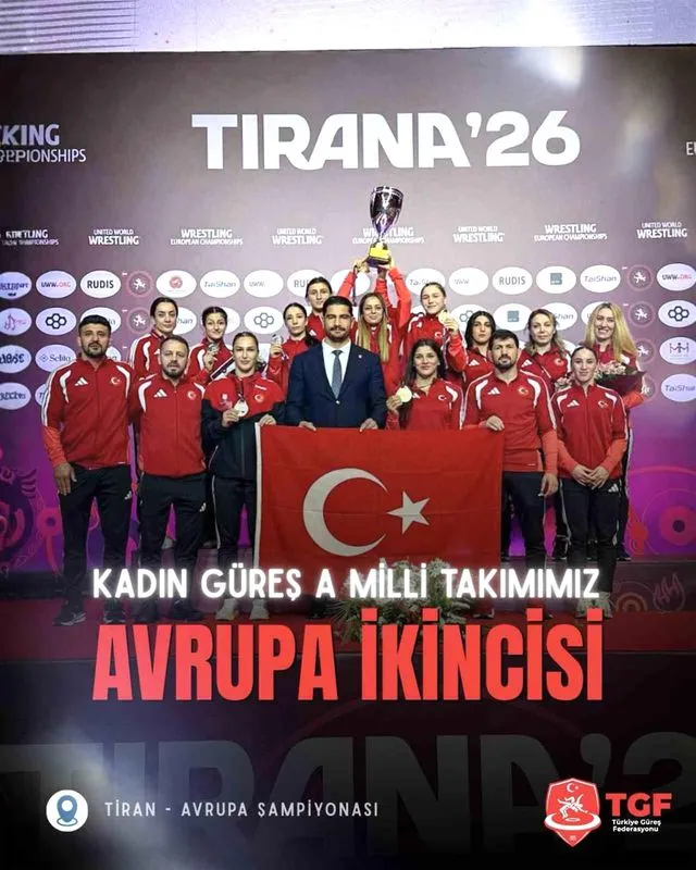 Kadın Güreş Milli Takımı, Avrupa ikincisi
