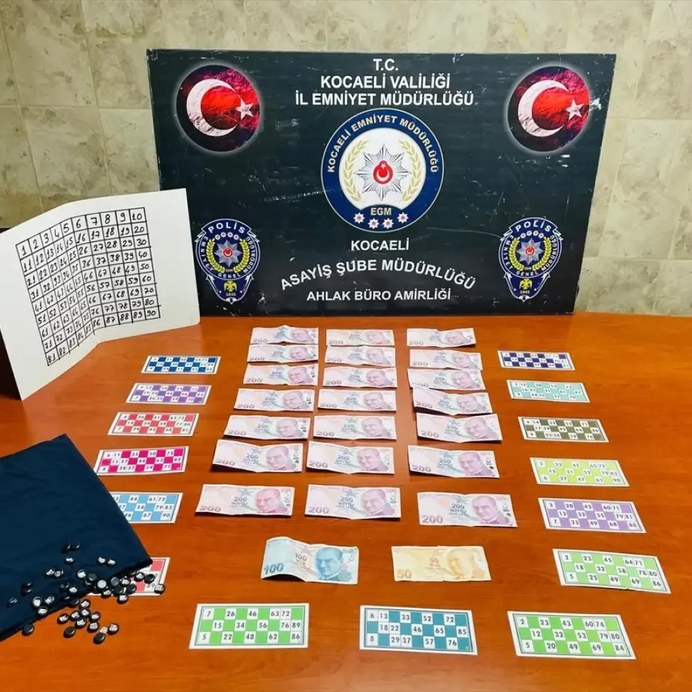 Kocaeli'de Kumar Operasyonu: 7 Kişiye Ağır Ceza