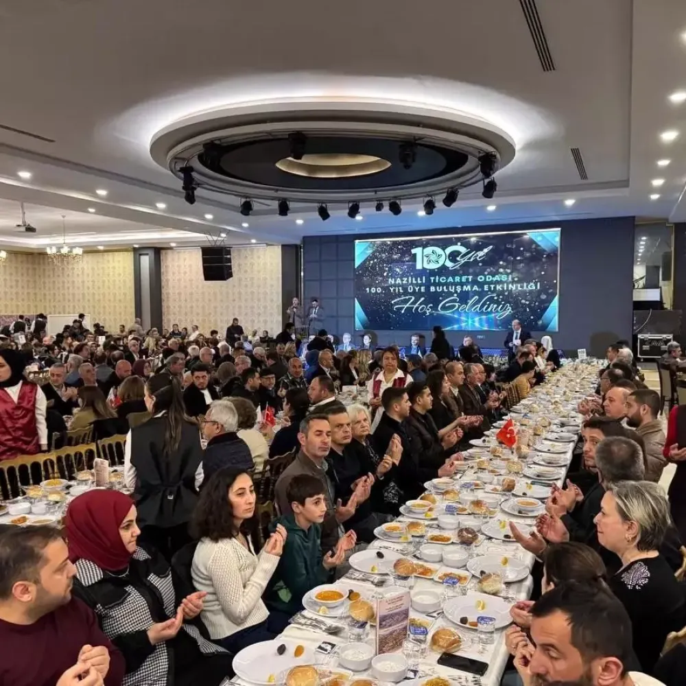 Nazilli Ticaret Odası 100. Yılında Üyeleriyle Bir Araya Geldi