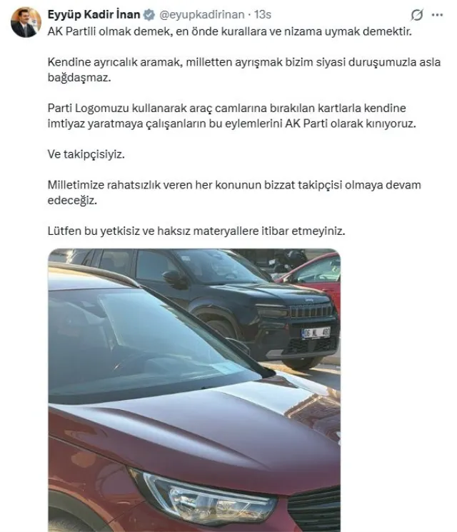 AK Partili Eyüp Kadir İnan