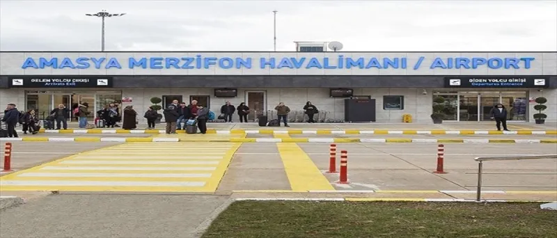 Amasya Merzifon Havalimanı mart ayında 13 bin 735 yolcuya hizmet verdi