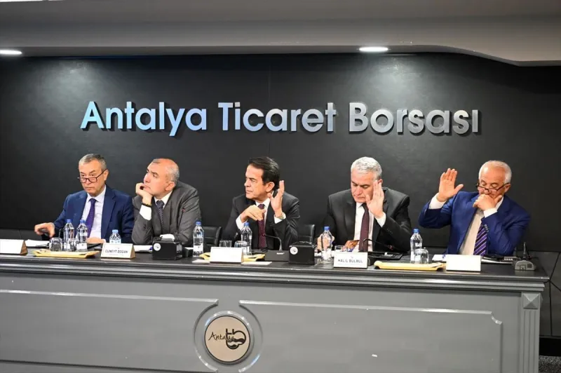 Antalya Ticaret Borsası nisan ayı meclis toplantısı yapıldı