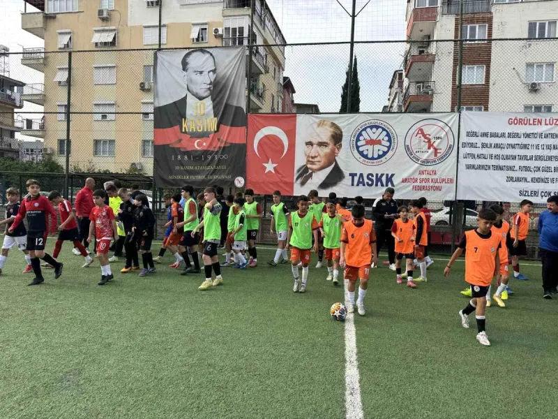 Antalya'da U12 futbol seçmeleri tamamlandı: 95 genç yetenek belirlendi
