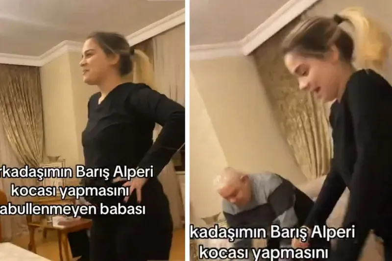 Babasının yanında Galatasaray