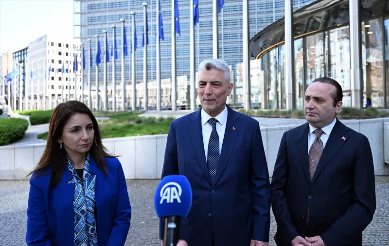 Bakan Bolat, AB Komisyonu Üyesi Wopke Hoekstra ile görüştü Açıklaması