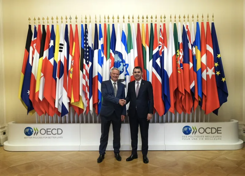 Bakan Kurum, OECD Genel Sekreteri Cormann ile görüştü / Ek bilgi ve fotoğrafla