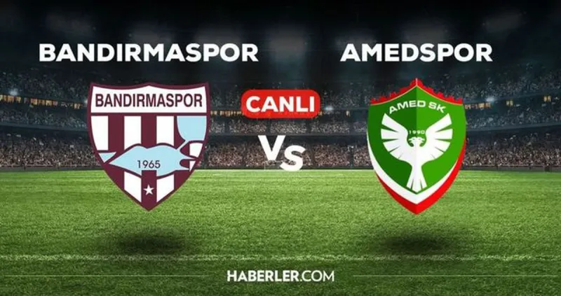 Bandırmaspor Amedspor CANLI İZLE! Amedspor Bandırmaspor maçı hangi kanalda?