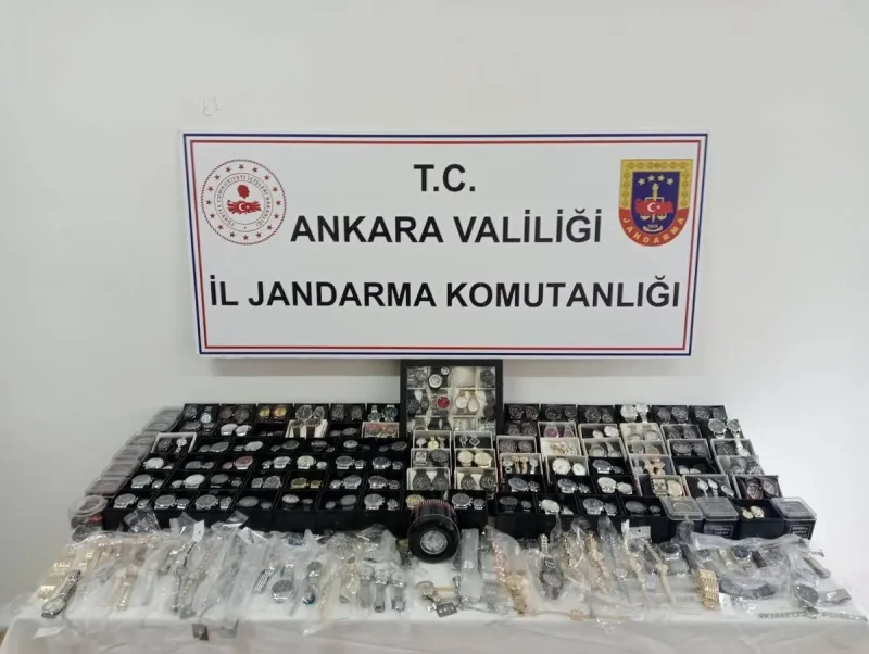 Başkentte Dev Kaçak Saat Operasyonu: 602 Ürün Ele Geçirildi