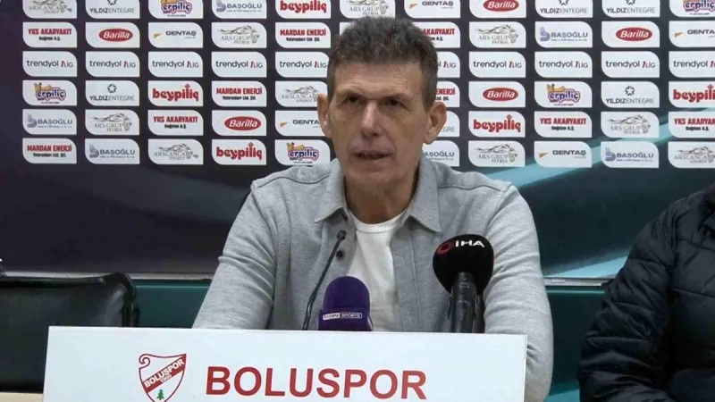 Boluspor Adana Demirspor maçının ardından
