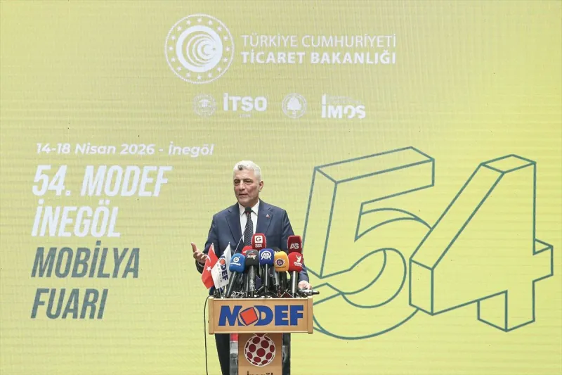 Bursa'da 54. MODEF Uluslararası İnegöl Mobilya Fuarı kapılarını açtı