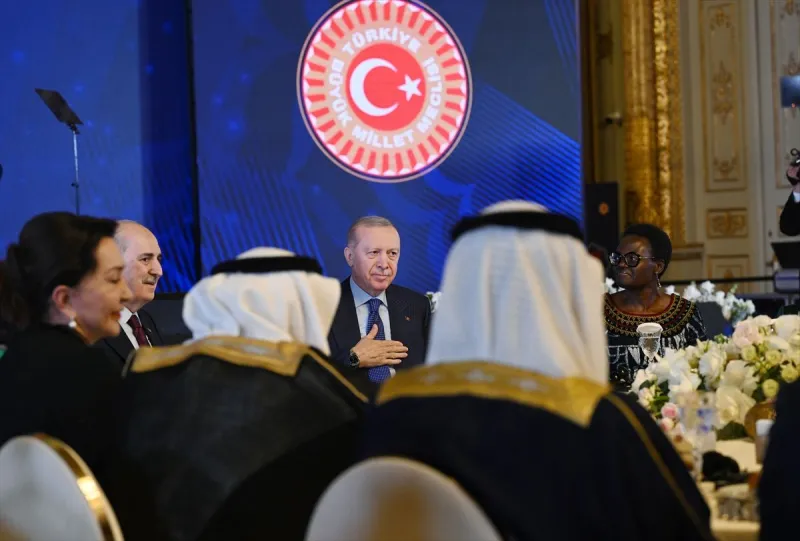 Cumhurbaşkanı Erdoğan, 152. Parlamentolar Arası Birlik Genel Kurulu onuruna verdiği akşam yemeğinde konuştu Açıklaması
