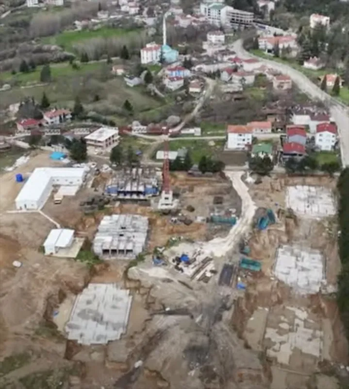 Demirköy'de TOKİ konutları yapımı başladı