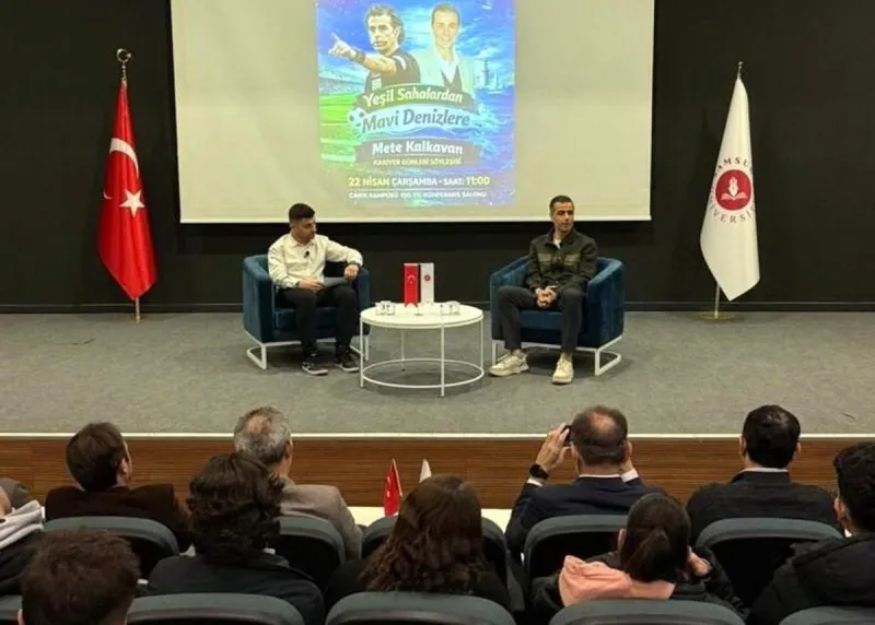 Düdükten rotaya: Mete Kalkavan öğrencilerle deneyimlerini paylaştı