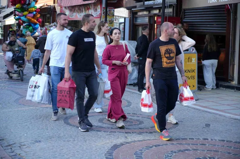 Edirne'de bahar yoğunluğu: Yerli ve yabancı turist akını