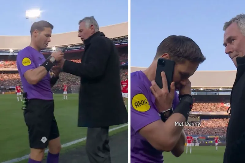 Final maçında görülmemiş olay! Hakem maçı durdurup çalan telefona cevap verdi, gerçek sonradan ortaya çıktı