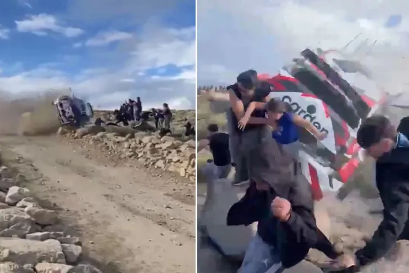 Güney Amerika Rallisi'nde Katliam Gibi Kaza: Kontrolden Çıkan Araç Seyircileri Ezdi