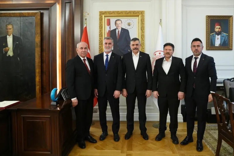 İçişleri Bakanı Çiftçi, TŞOF heyetini kabul etti