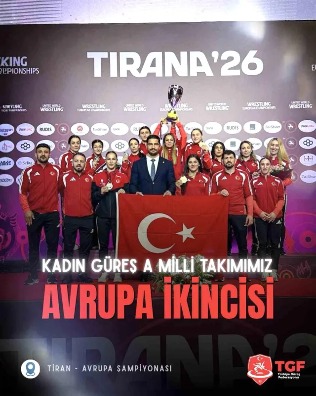 Kadın Güreş Milli Takımı, Avrupa ikincisi