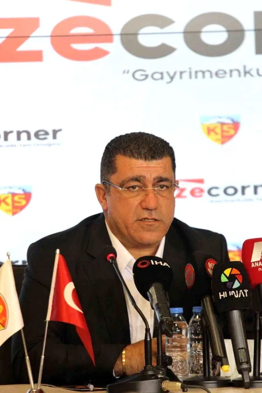 Kayserispor Başkanı Nurettin Açıkalın: 