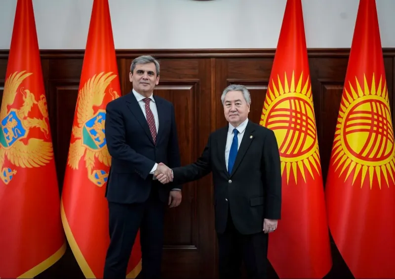 Kırgızistan ile Karadağ dışişleri bakanlıkları arasında