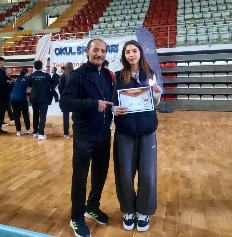 Kütahyalı sporcu Güllüzar Nas Türkiye ikincisi oldu