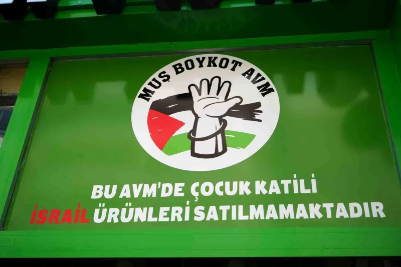 Muş'ta boykot ürünlerini raflarına almayan yeni market hizmete açıldı