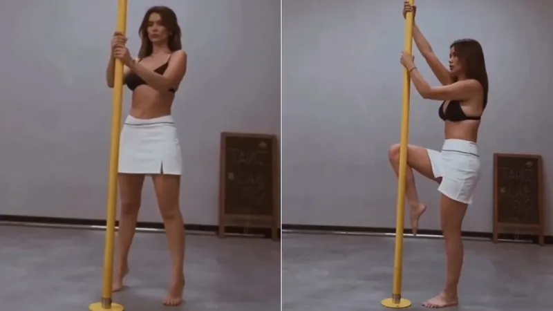 Seray Kaya'dan Yeni Projesi İçin Sıkı Hazırlık: 'Sultana' Filmi İçin Pole Dansı Dersleri Aldı
