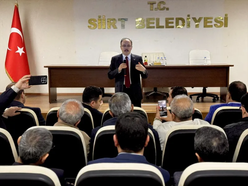 Siirt'te altyapı ve su tarifelerine yönelik bilgilendirme toplantısı düzenlendi