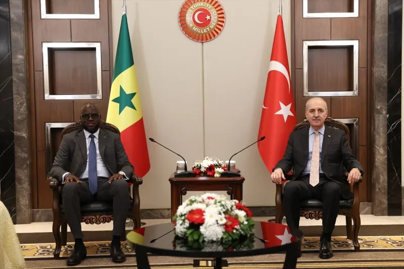 TBMM Başkanı Kurtulmuş, Senegal Ulusal Meclisi Başkanı Ndiaye ile görüştü